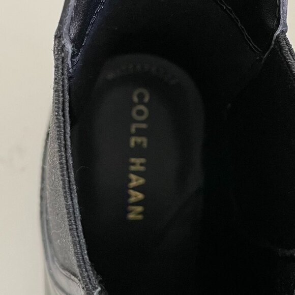 Cole Haan Grand 360 Leather Chelsea Boots 1.25" Gripper Heel Black Sz 6.5B - Picture 10 of 13